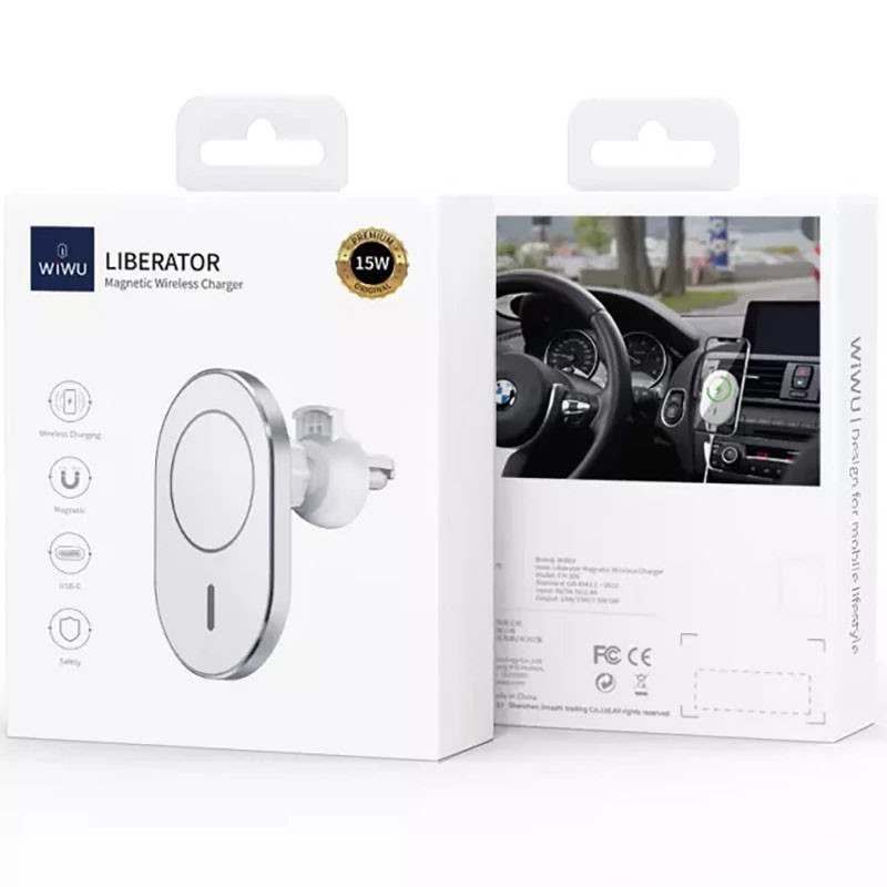 Автодержатель с БЗУ WIWU CH-306 Liberator смотреть фото №5