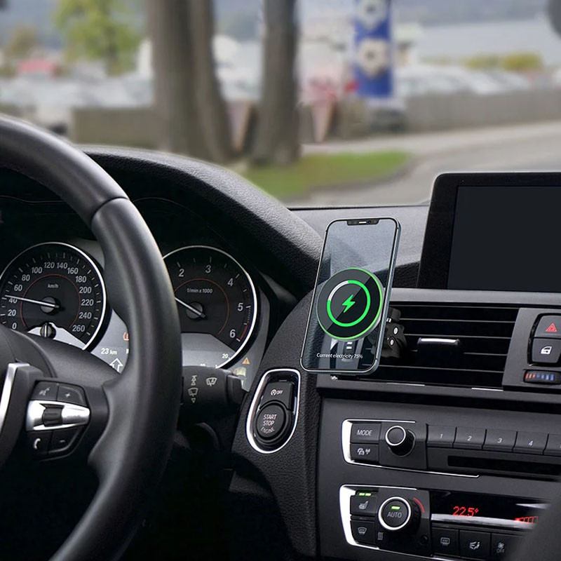 Автодержатель с БЗУ WIWU CH-308 Liberator смотреть фото №4