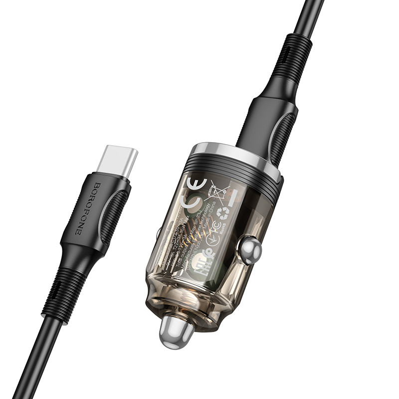 АЗП Borofone BZ29B Outstanding PD36W (2USB-C) + кабель Type-C to Type-C на малюнкі №3
