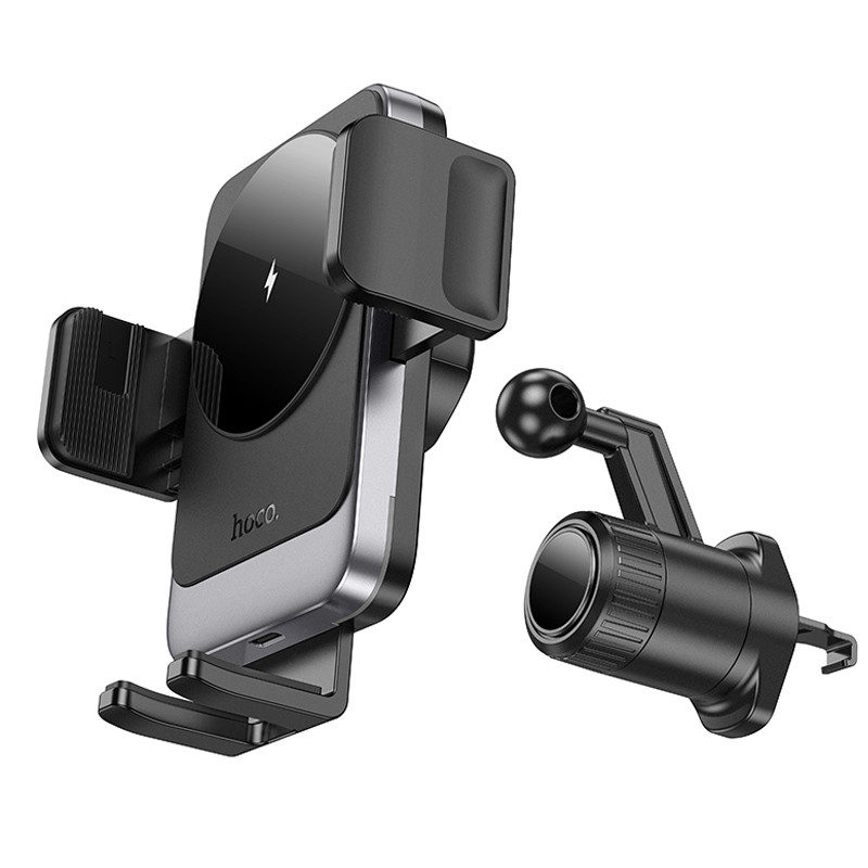 Автодержатель с БЗУ Hoco HW13 Speed (air outlet) смотреть фото №6