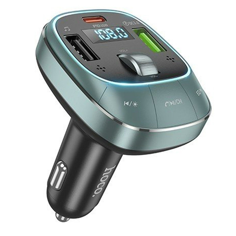 АЗУ FM модулятор HOCO E76 Pole PD45W+QC3.0 смотреть фото №1