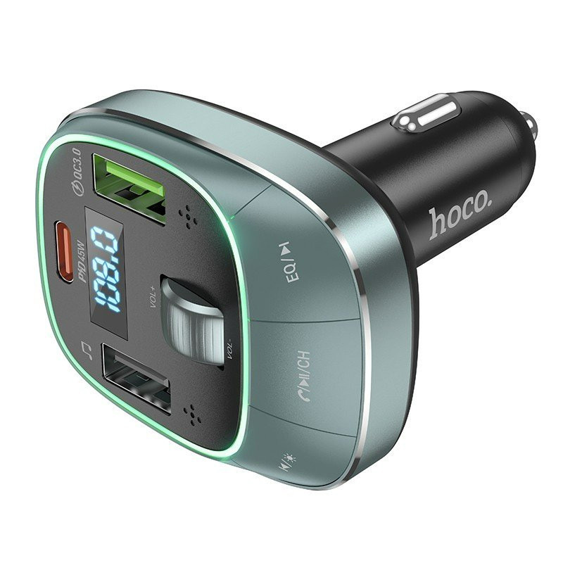 АЗУ FM модулятор HOCO E76 Pole PD45W+QC3.0 смотреть фото №2