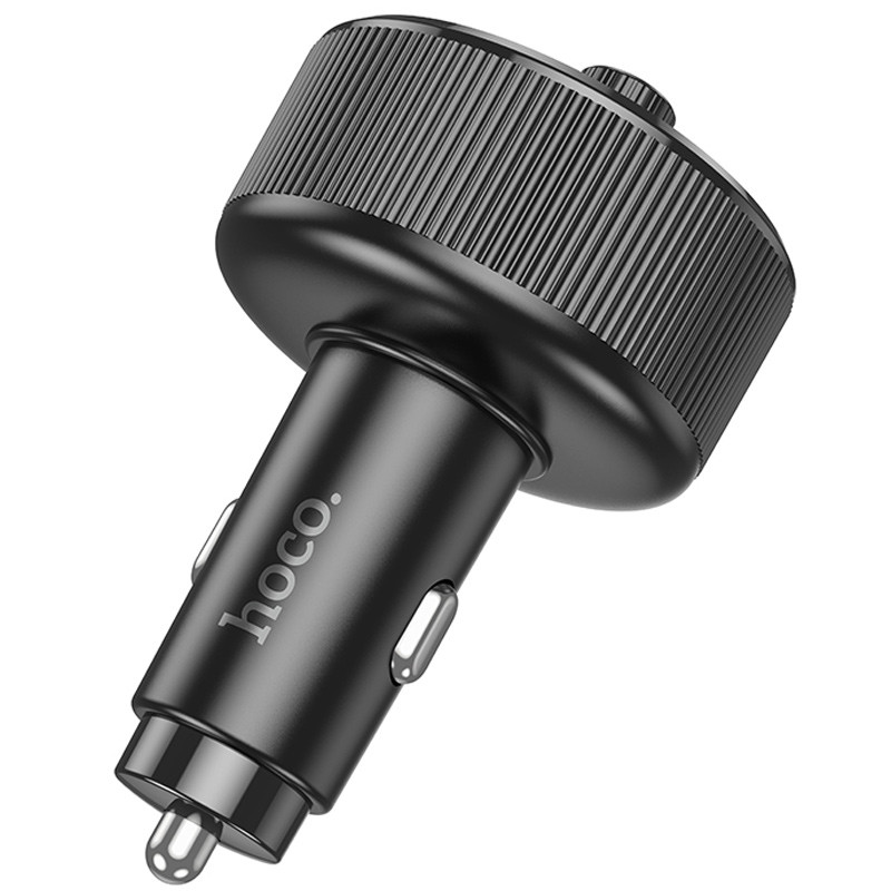 АЗУ FM модулятор Hoco E82 Guerrero PD30W+QC3.0 (2USB-A/1C) на картинке №5