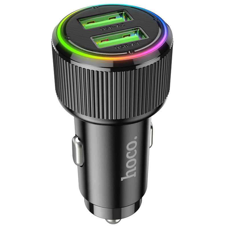 АЗП Hoco NZ14 Guerrero QC3.0 18W total 38W (2USB-A), купити оптом з доставкою