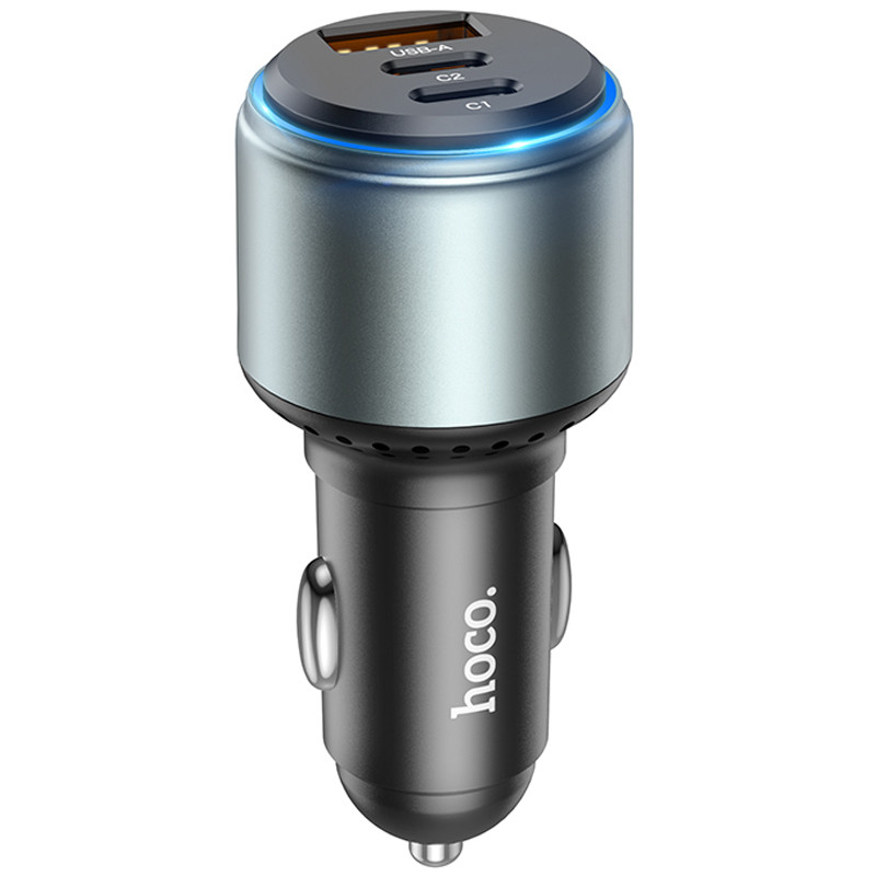 АЗП Hoco NZ9 Galloper 95W (1USB-A/2C), Black, купити оптом з доставкою