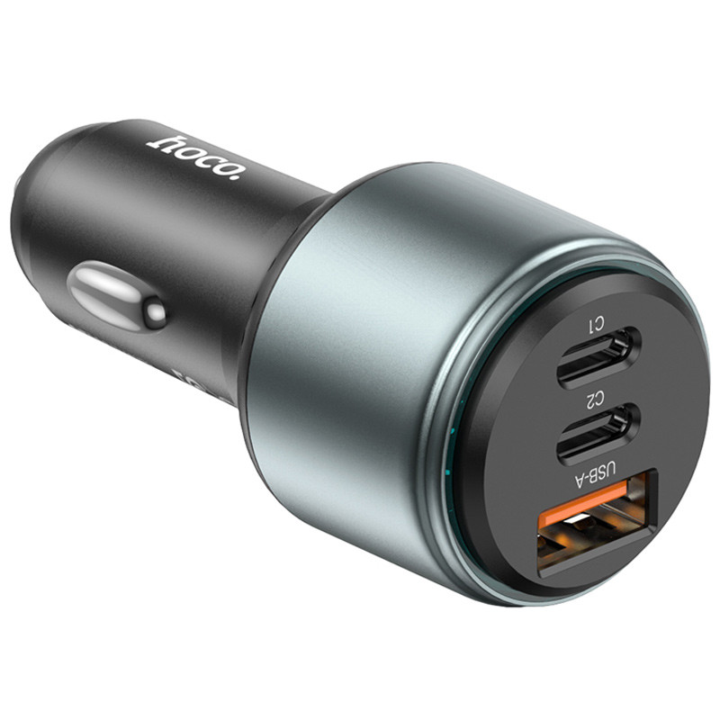 АЗП Hoco NZ9 Galloper 95W (1USB-A/2C), Black 3, купити оптом з доставкою
