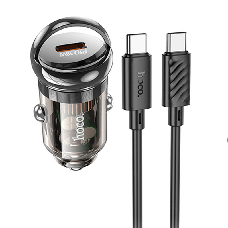 АЗП Hoco Z53 Sight PD30W (1C) + Type-C to Type-C на малюнкі №1