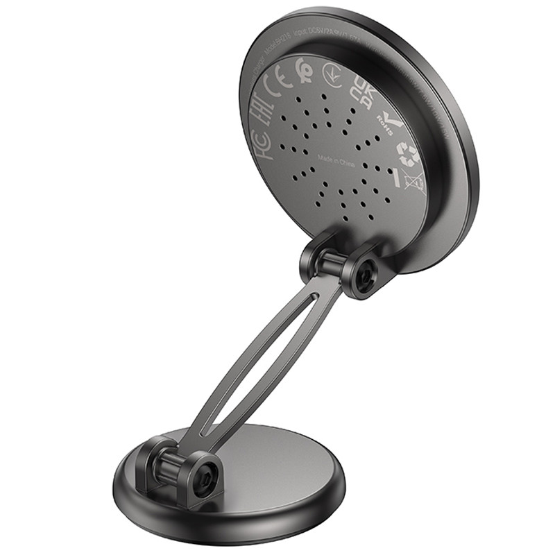 Автодержатель с БЗУ Borofone BH218 Star metal (center console) на картинке №5