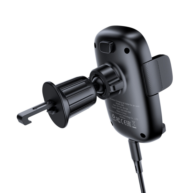 Автодержатель с БЗУ Acefast D48 Air Vent на картинке №4