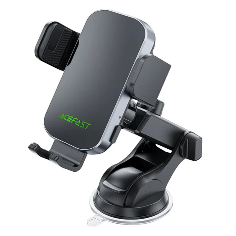 Автодержатель с БЗУ Acefast D53 with Electric Clamp for Dashboard, Black, купить оптом с доставкой