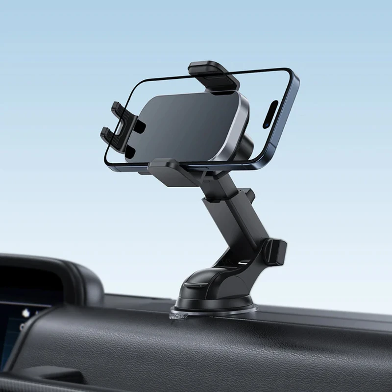 Автодержатель с БЗУ Acefast D53 with Electric Clamp for Dashboard, Black 6, купить оптом с доставкой
