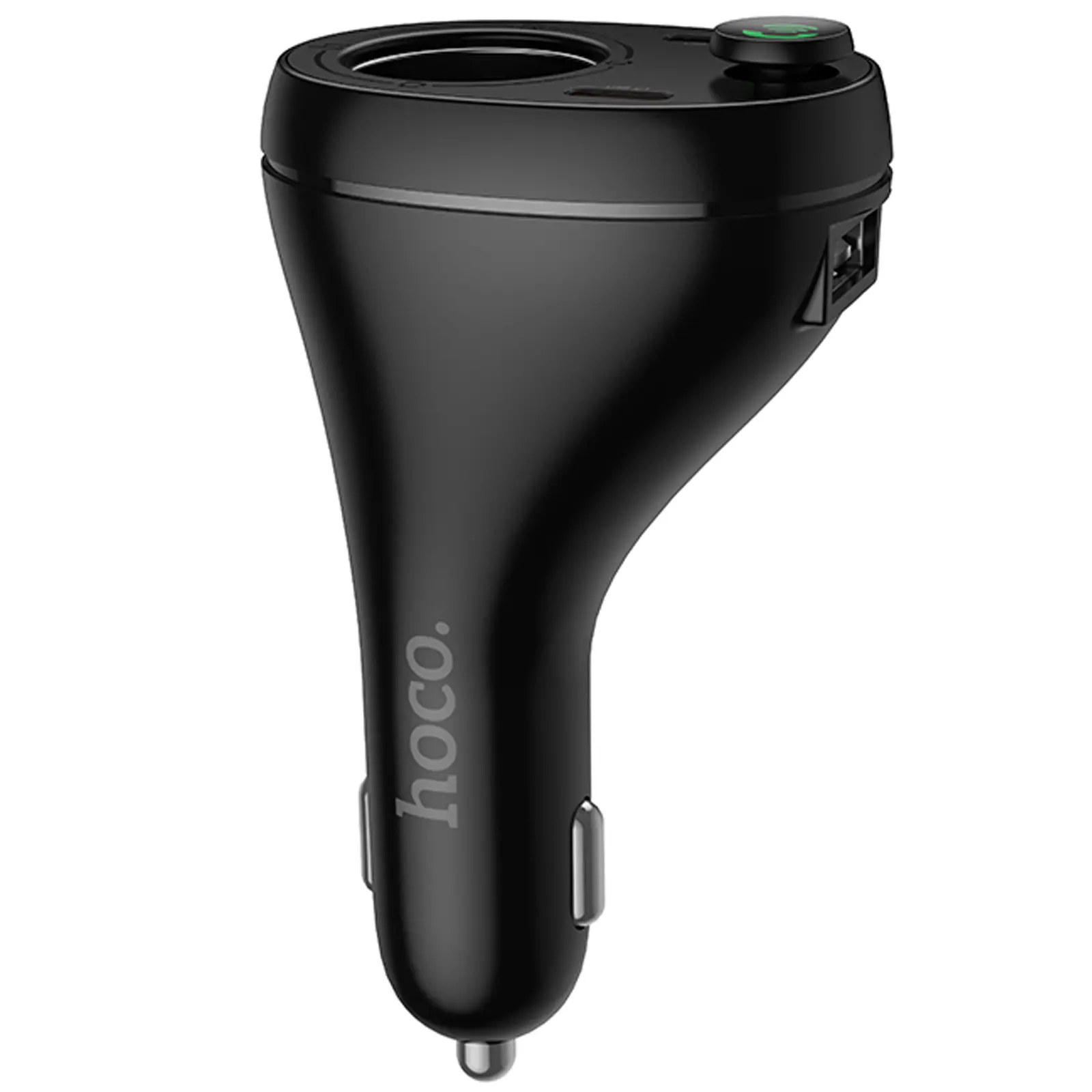 АЗП FM модулятор Hoco E88 Star cigarette lighter 35W (2USB-C), Black 3, купити оптом з доставкою
