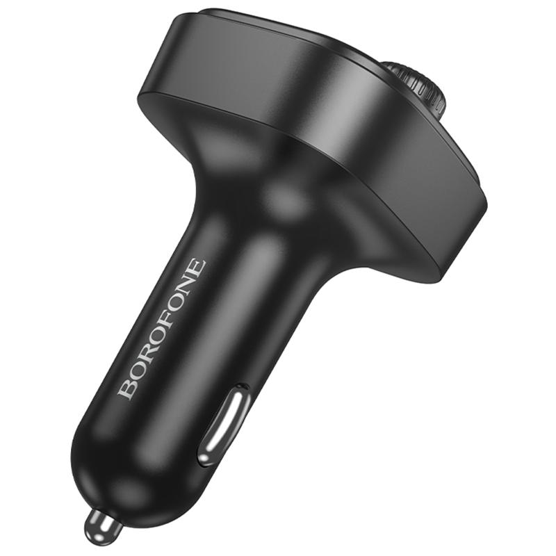 АЗУ FM модулятор Borofone BC59 Heroic (2USB-A/1C) на картинке №3