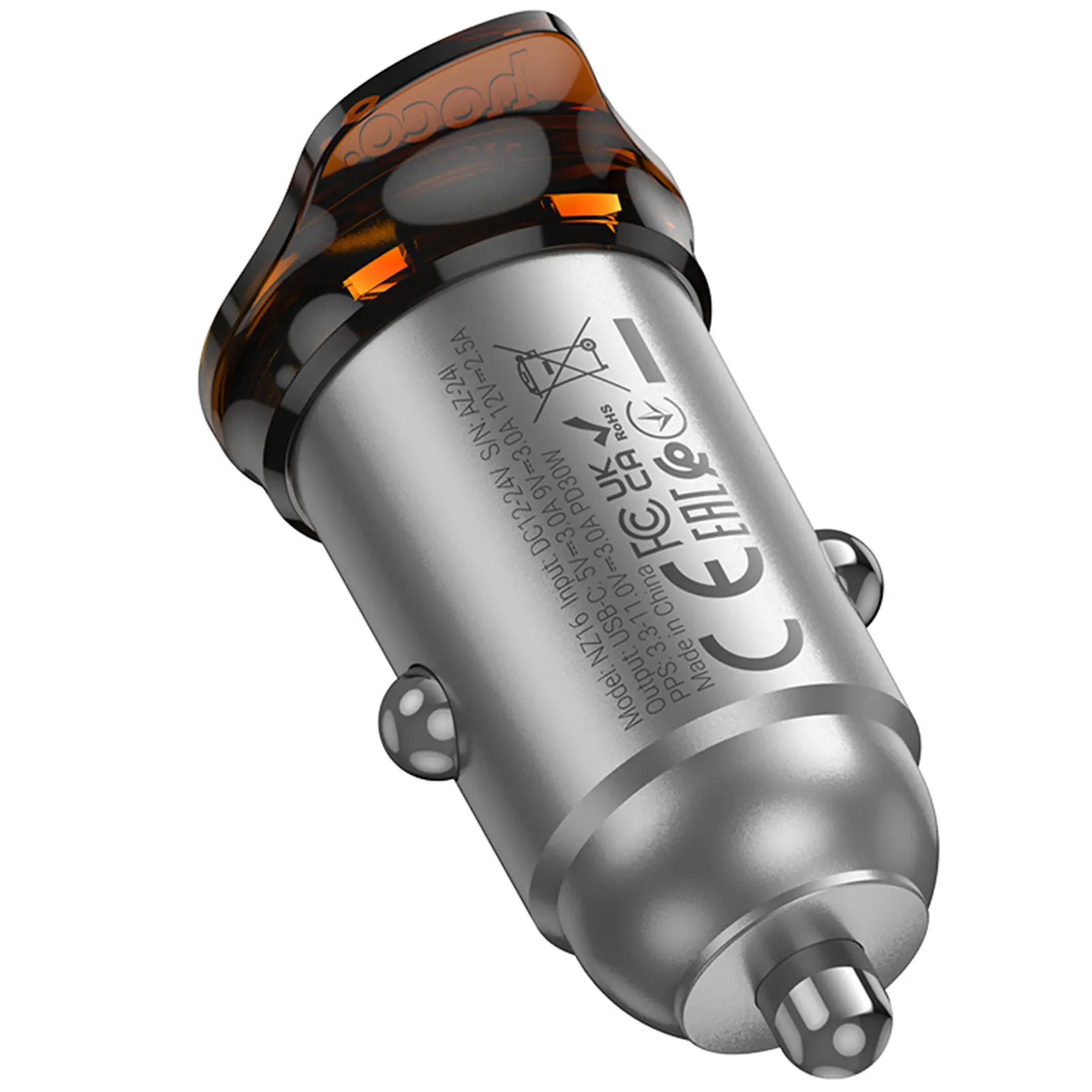 АЗУ Hoco NZ16 Rigorous PD30W (1USB-C), Metal grey 2, купить оптом с доставкой