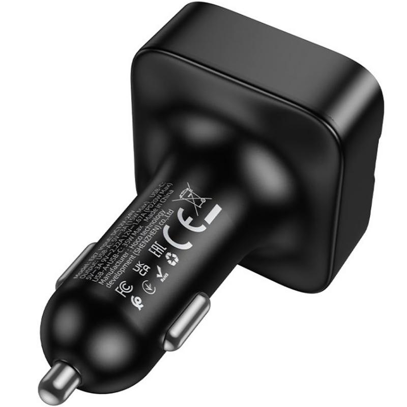 АЗП FM модулятор Hoco E87 Delta 35W (1USB-A/1C) на малюнкі №3