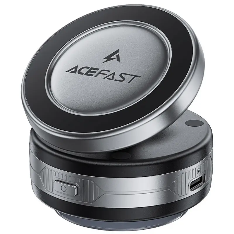 Автодержатель с БЗУ Acefast E29 Magnetic Wireless Charging Auto Fix 15W, Metal gray, купить оптом с доставкой