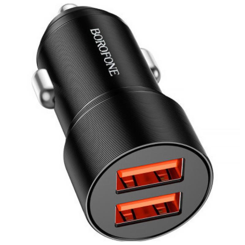 АЗП Borofone BZ19B Metal Dual QC3.0 36W (2USB-A) на малюнкі №2