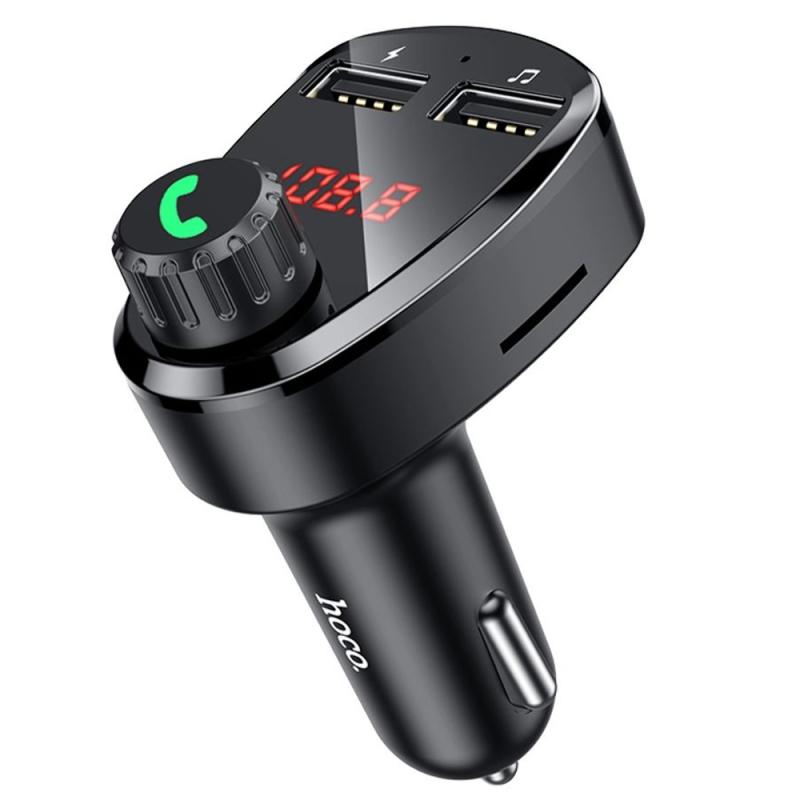 АЗУ FM модулятор Hoco DE24 QC3.0 (2USB-A) на картинке №1