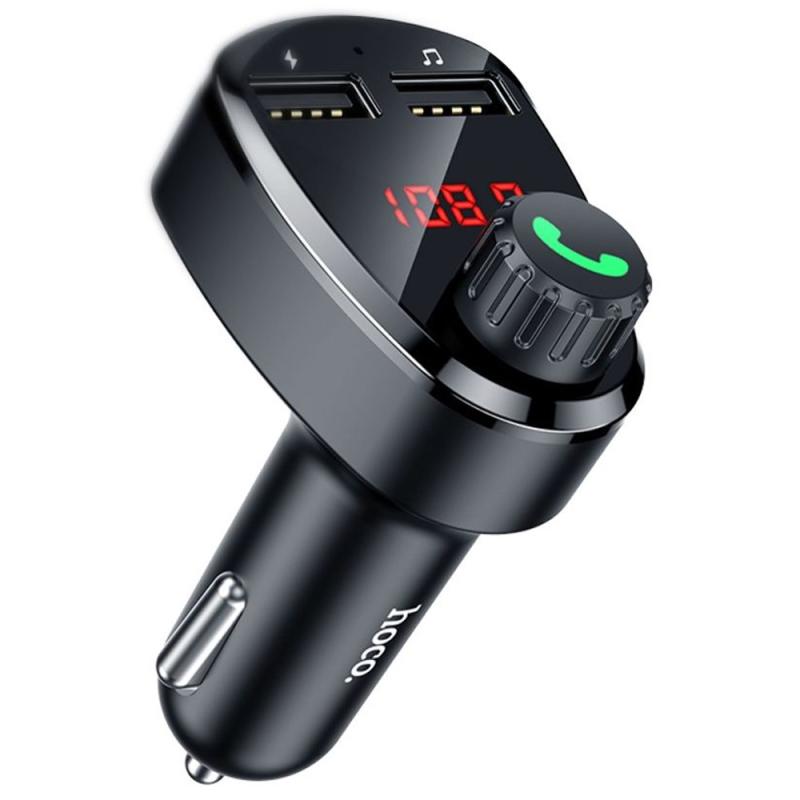 АЗУ FM модулятор Hoco DE24 QC3.0 (2USB-A) на картинке №3