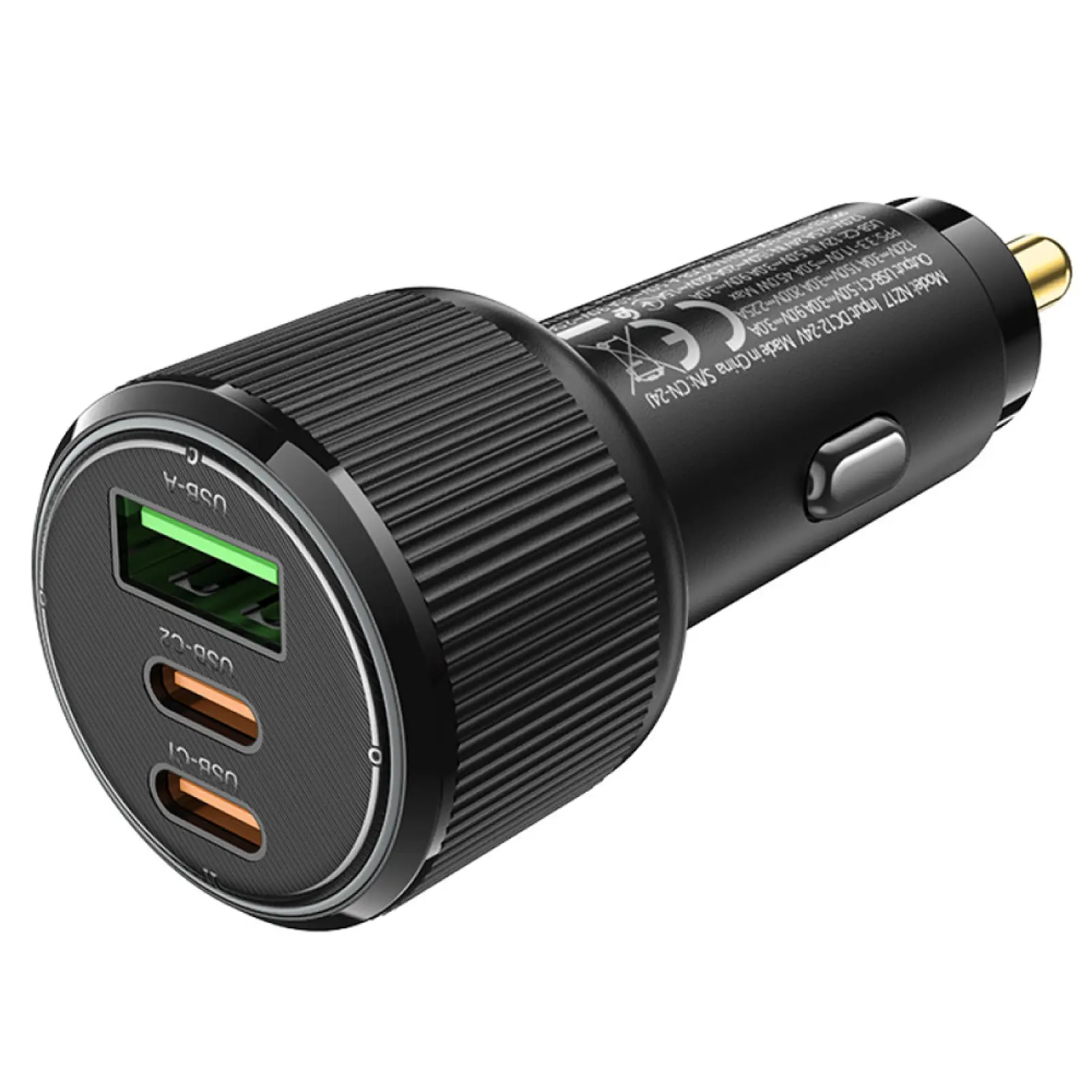 АЗУ Hoco NZ17 High Power 45W (1USB-A/2C), Black 3, купить оптом с доставкой