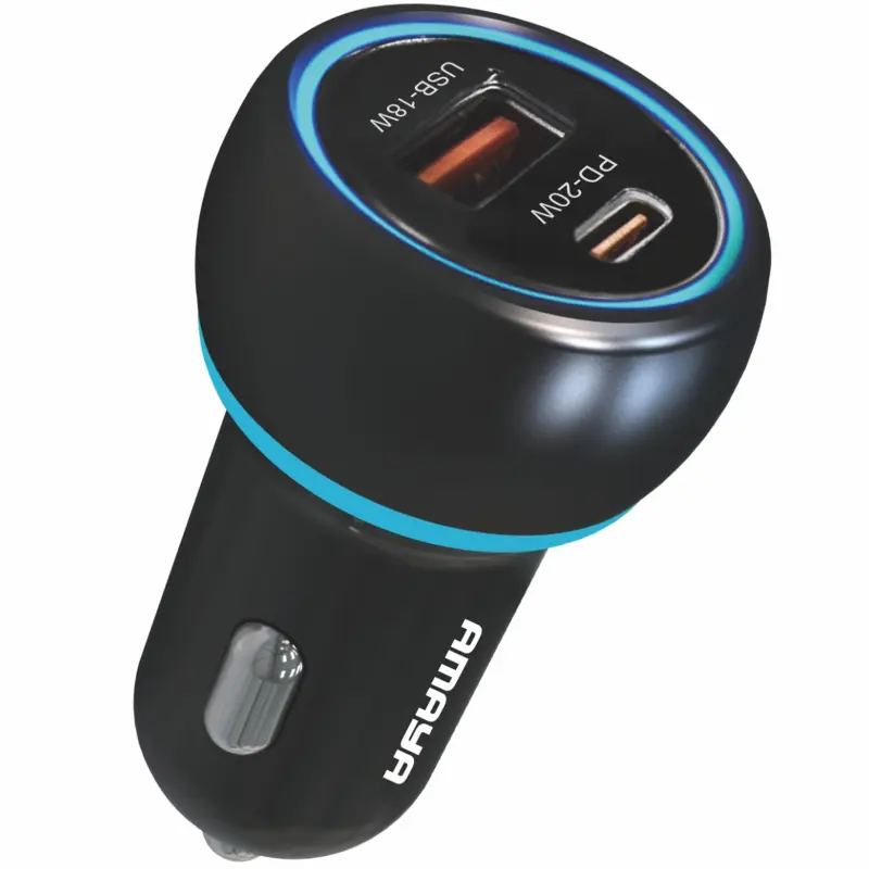 АЗУ Amaya ACC-01 PD20W+QC3.0 total 38W (1USB-A/1C), купить оптом с доставкой