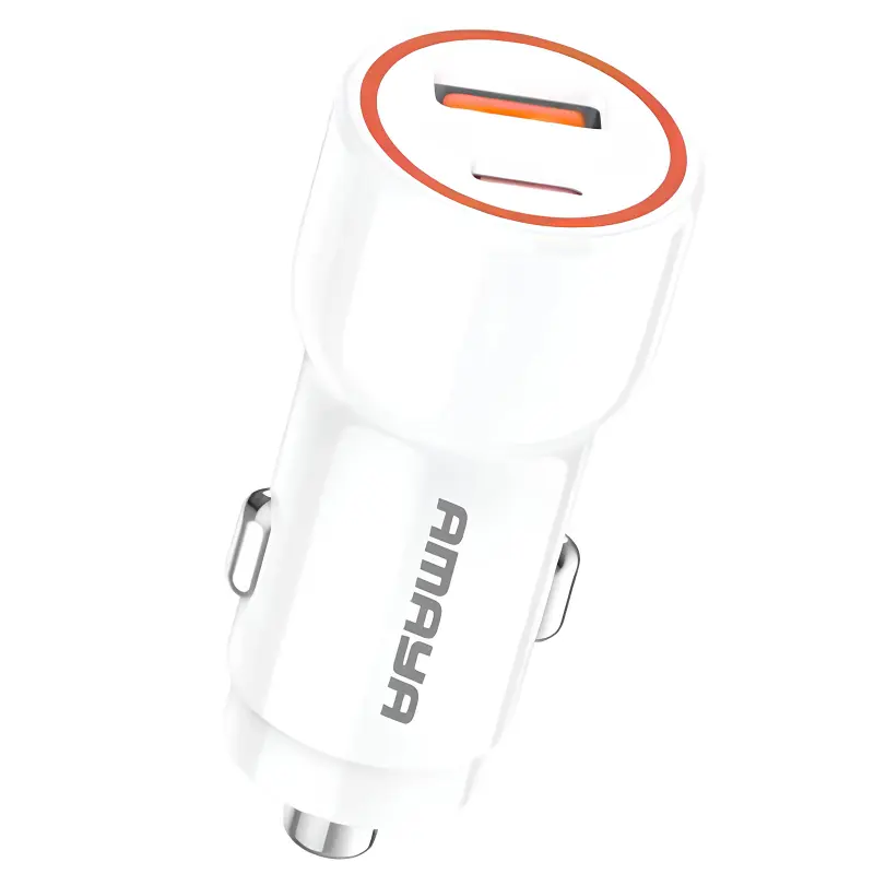 АЗУ Amaya ACC-04 PD22.5W+QC3.0 total 37.5W (1USB-A/1C), White, купить оптом с доставкой