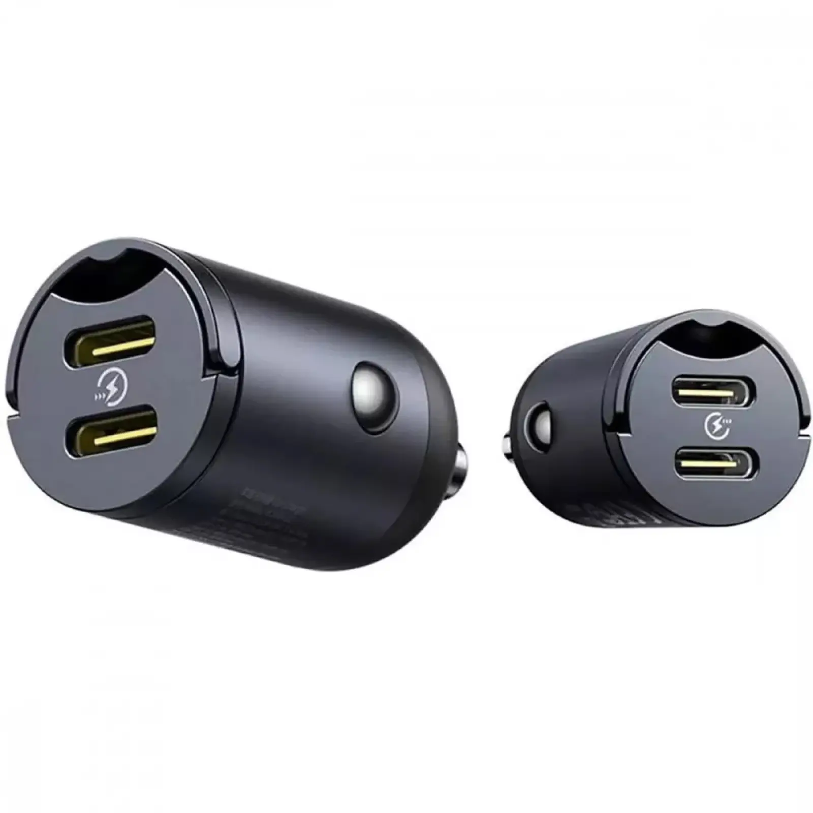АЗП Baseus Tiny Star Mini 30W (2USB-C) (C00035001121), Black 3, купити оптом з доставкою