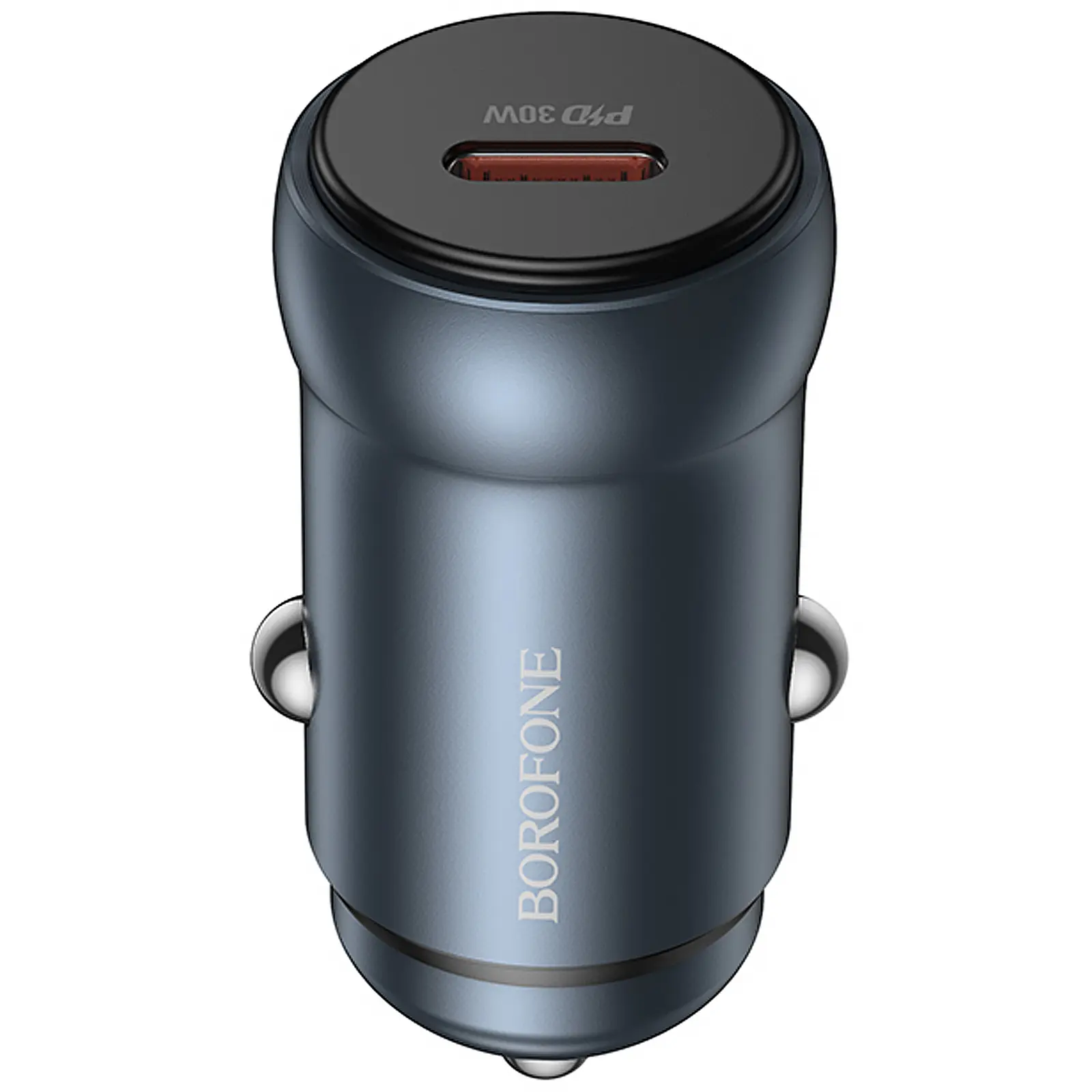 АЗП Borofone BZ32 Fresh PD30W (1USB-C), Metal gray, купити оптом з доставкою