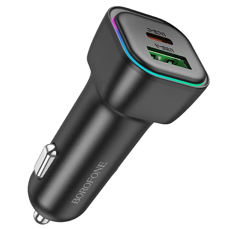 АЗП Borofone BZ28A Trophie PD30W+QC3.0 (1USB-A/1C), купити оптом з доставкою