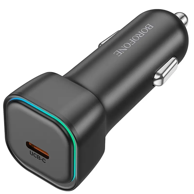 АЗП Borofone BZ28A Trophie PD30W+QC3.0 (1USB-A/1C), Black 4, купити оптом з доставкою