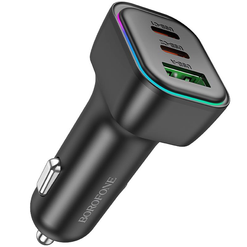 АЗУ Borofone BZ28C Trophie PD60W+QC3.0 (1USB-A/2C) на картинке №1