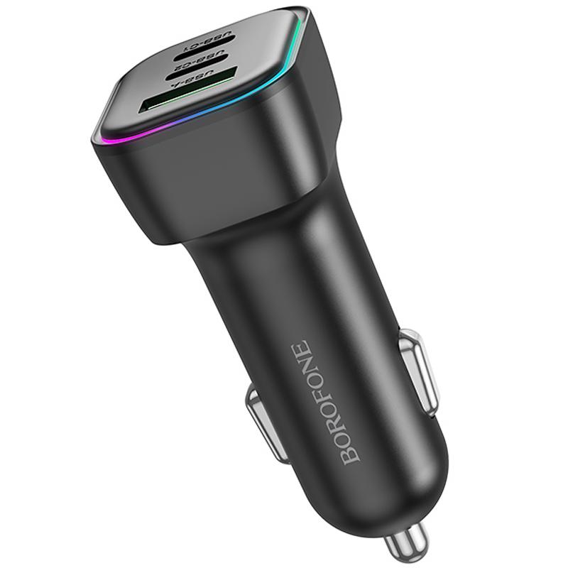 АЗУ Borofone BZ28C Trophie PD60W+QC3.0 (1USB-A/2C) на картинке №4