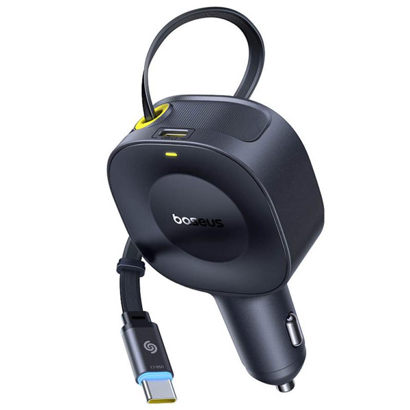 АЗУ Baseus PrimeTrip VR2 45W with retractable cable (2USB-C) (C02069) на картинке №1
