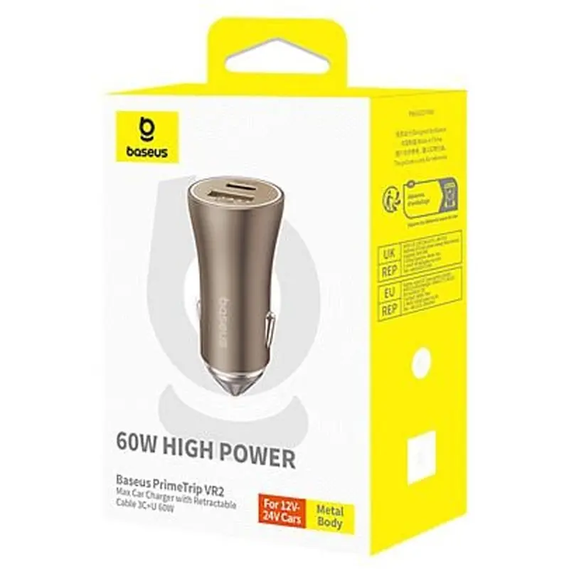 АЗУ Baseus PrimeTrip VP1 PD60W+QC3.0 (1USB-A/1C) (C000351), Stellar Gold 1, купить оптом с доставкой