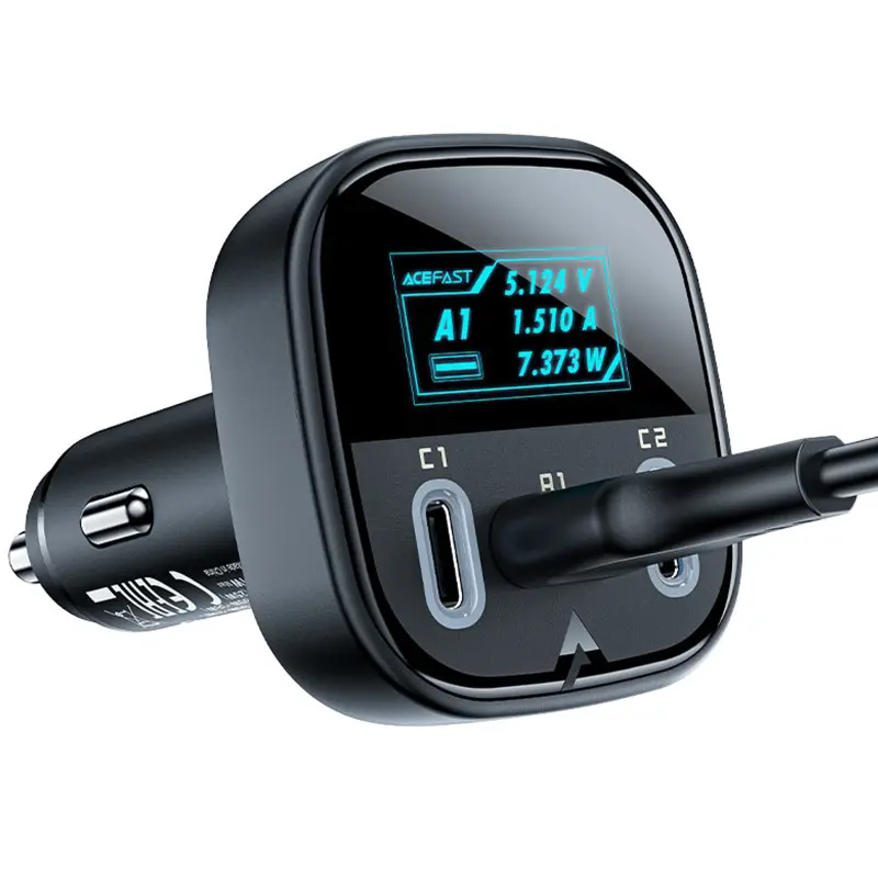АЗУ Acefast B5 PD36W+QC4.0 total 101W (1USB-A/2C), Black 3, купить оптом с доставкой