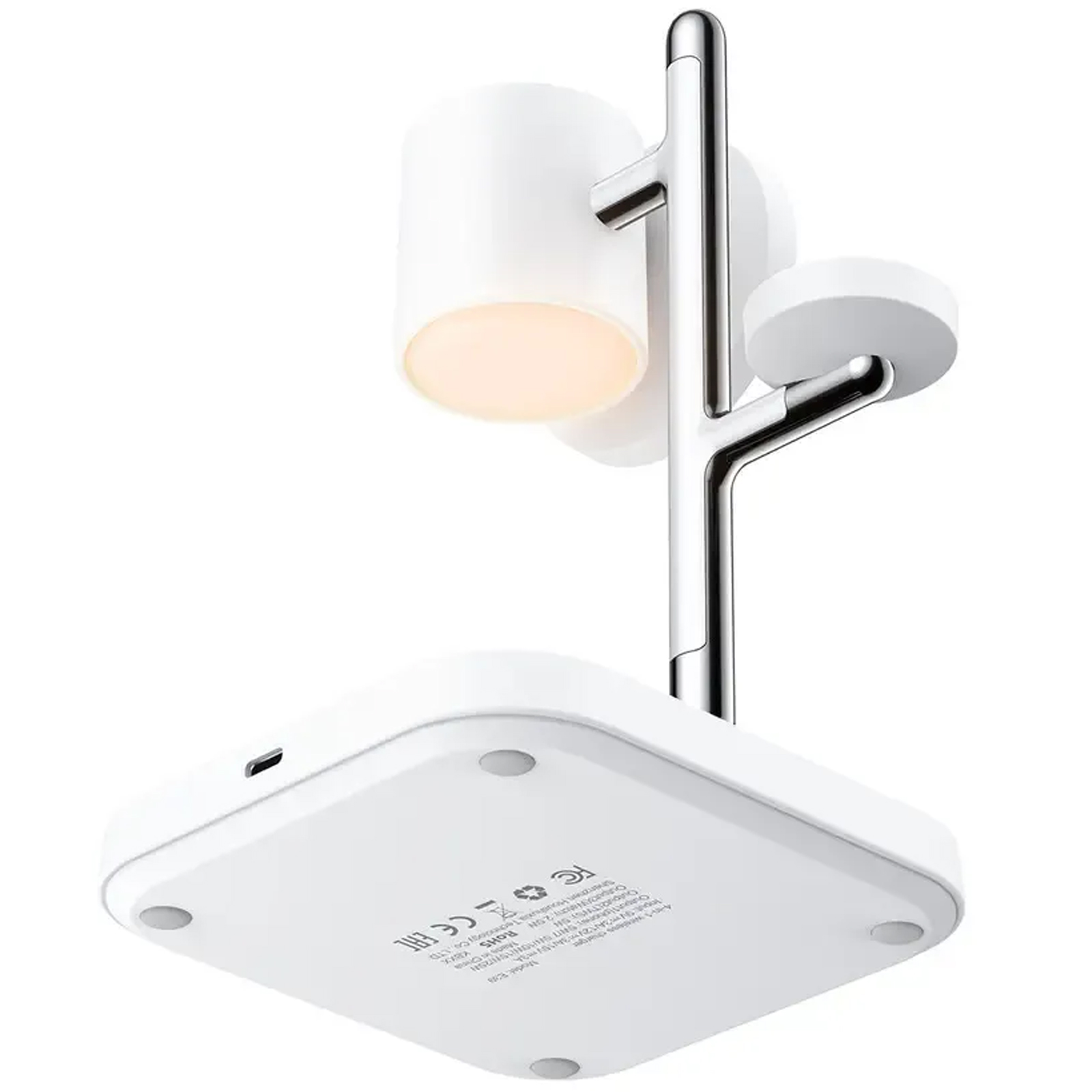 БЗУ Acefast E39 desktop 4in1 Qi2 32.5W, White 3, купить оптом с доставкой