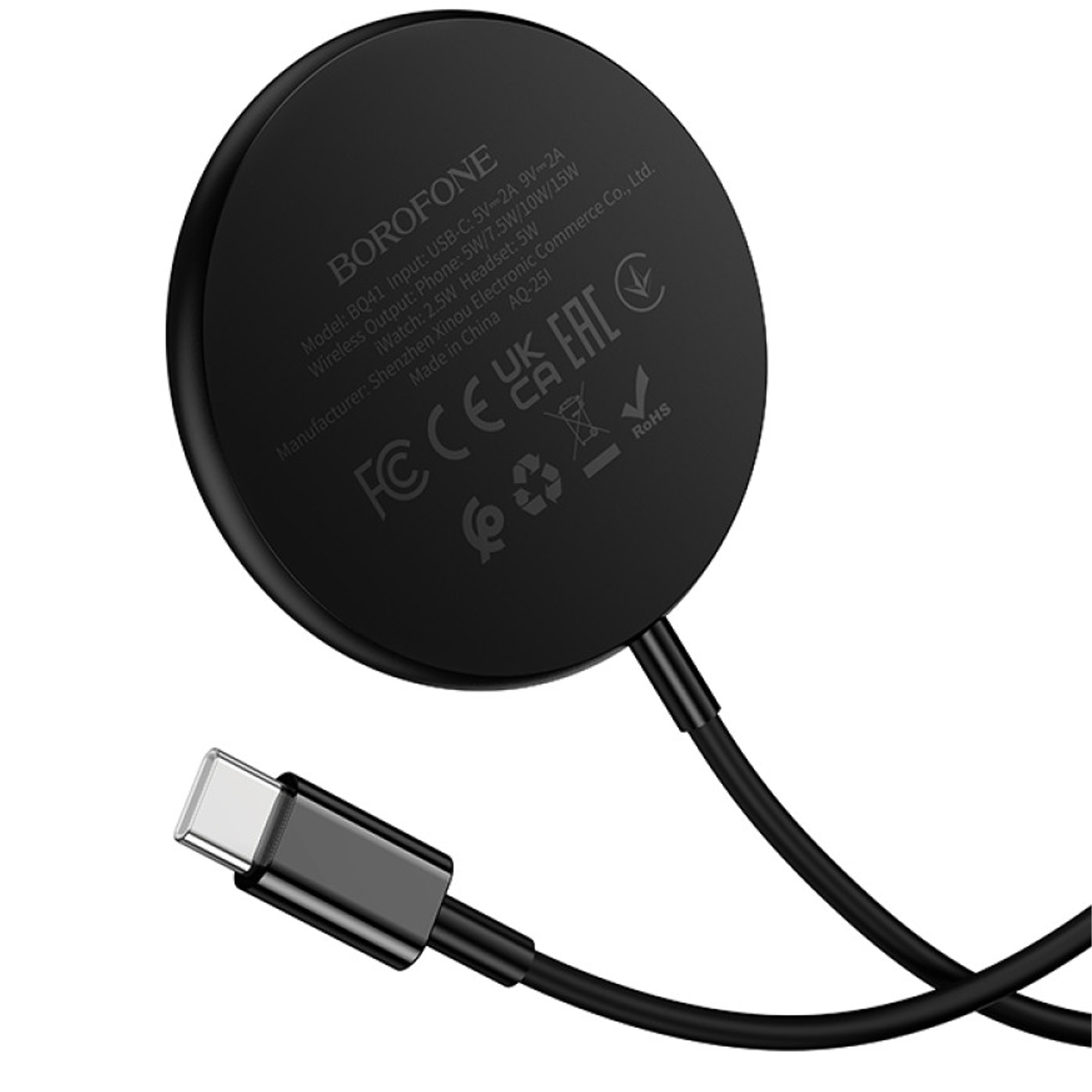 БЗП Borofone BQ41 Glory 3in1, Black 4, купити оптом з доставкою