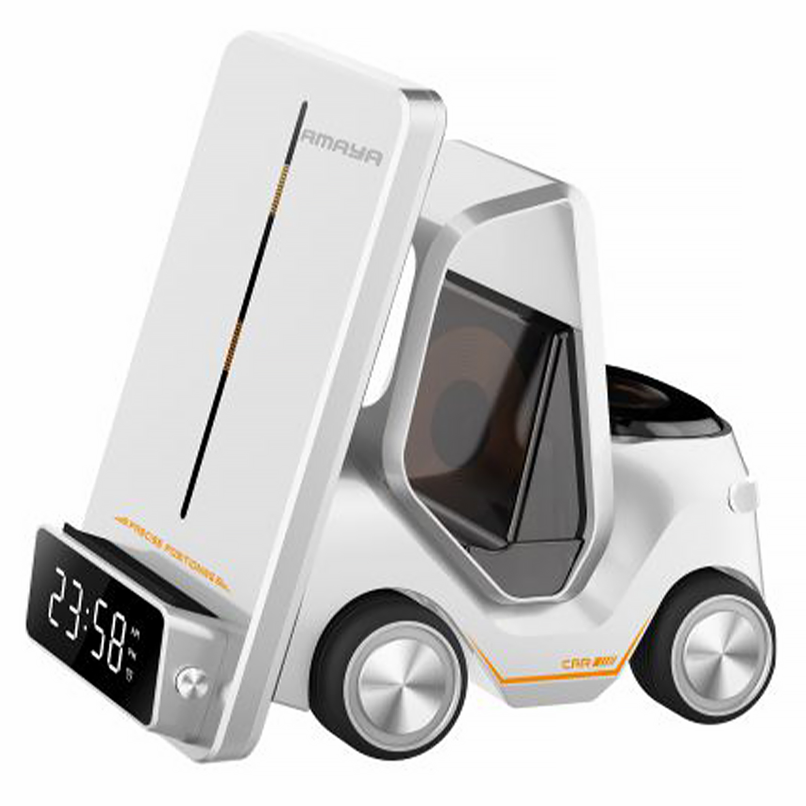 БЗП Amaya AWC-03 5in1 15W with clock, White, купити оптом з доставкою