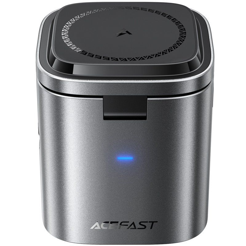 БЗУ Acefast Z9 6in1 35W GaN + СЗУ 45W, Metal grey 5, купить оптом с доставкой