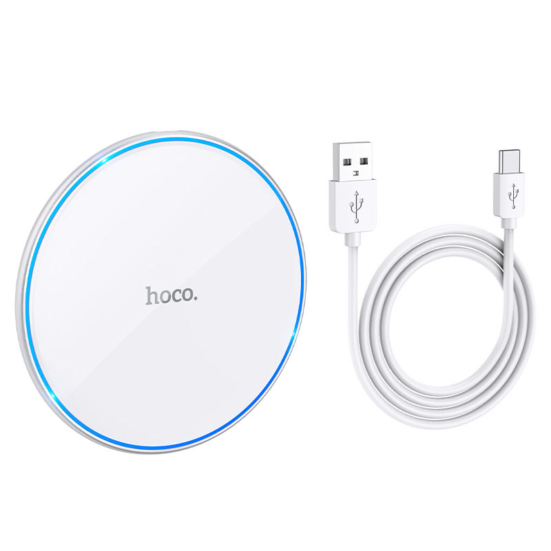 БЗП HOCO CW6 Pro Easy 15W, Білий 1, купити оптом з доставкою