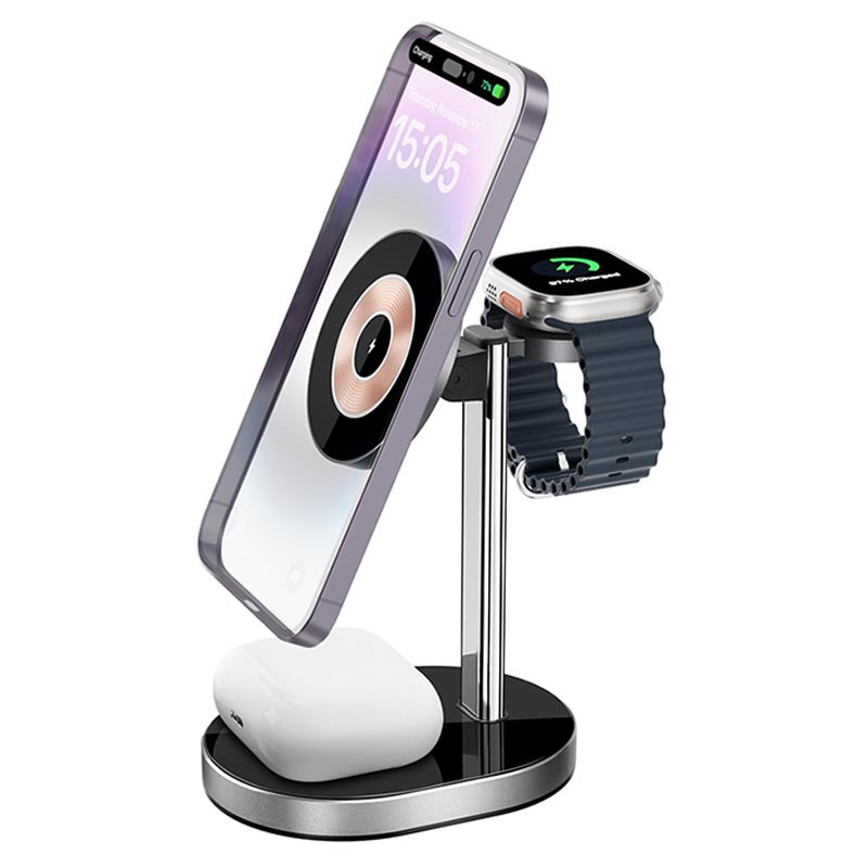 БЗП WIWU Wi-W003 3 in 1 wireless charger дивитися фото №2