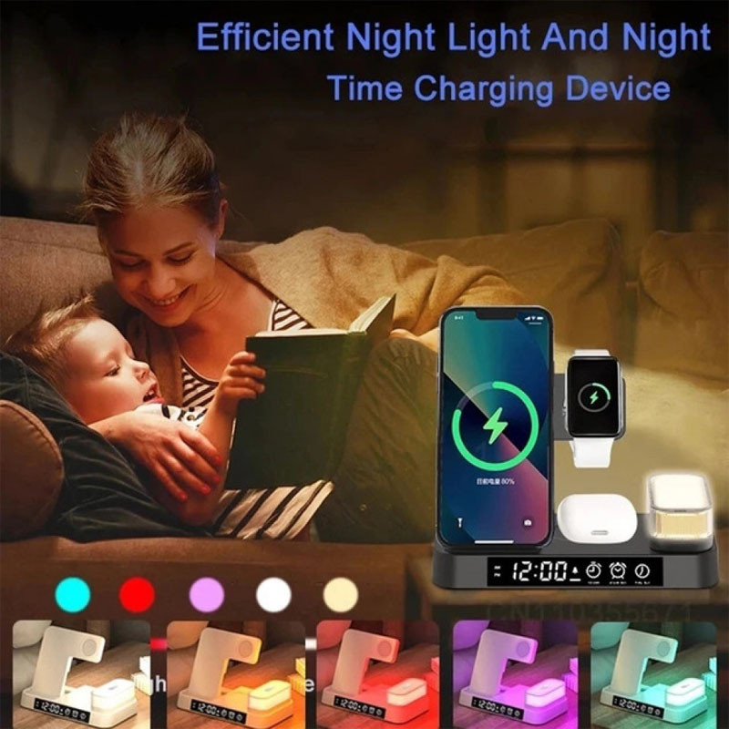 БЗП + годинник + нічник A37 4in1 30W на малюнкі №2