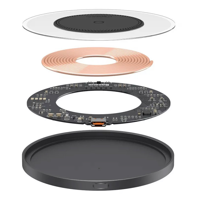 БЗП Baseus Simple 2 15W + Type-C to Type-C 24W (1m) (CCJJ050001) дивитися фото №5