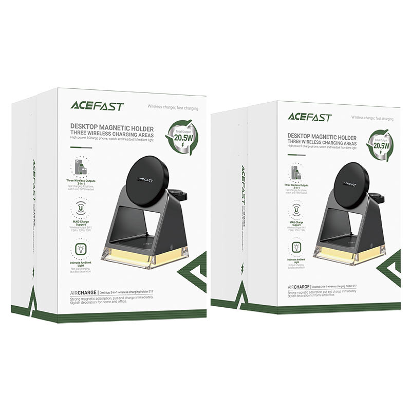 БЗП Acefast E17 desktop 3-in-1 дивитися фото №6