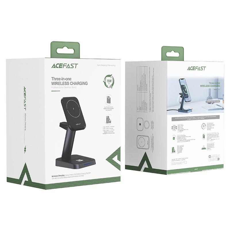 БЗП Acefast E3 desktop 3-in-1 (with MagSafe) на малюнкі №6