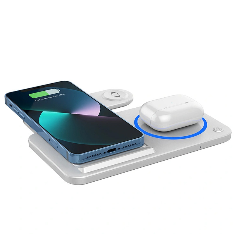 БЗП WIWU Wi-W020 3 in 1 wireless charger на малюнкі №7