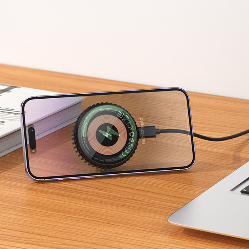 БЗП Hoco CW57 Air-cooled 15W magnetic wireless fast charger на малюнкі №8