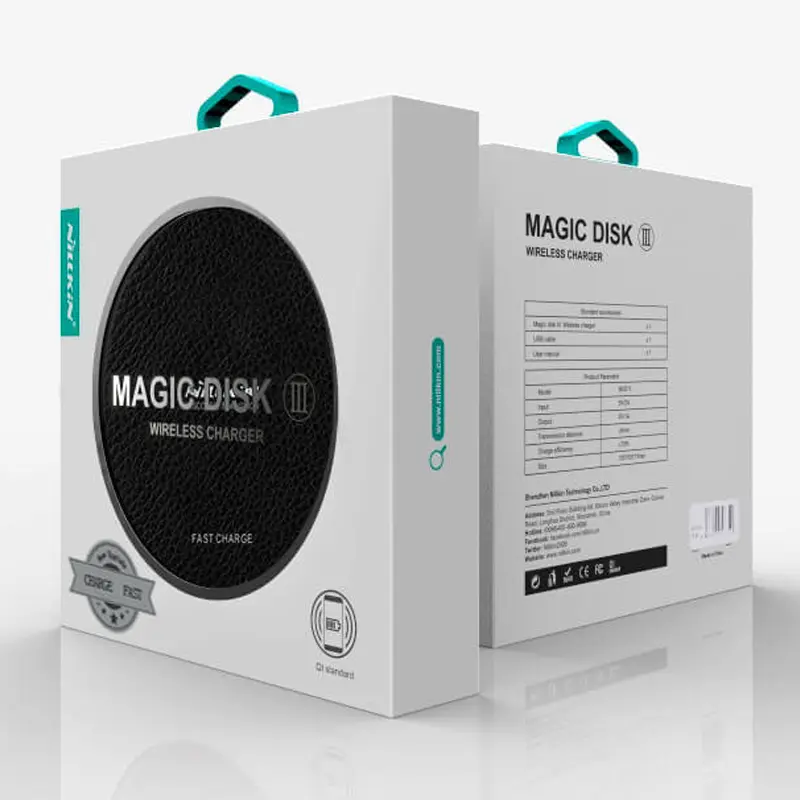 БЗУ Nillkin Magic Disk 3 Fast Wireles Charger 10W (MC014), Black 5, купить оптом с доставкой