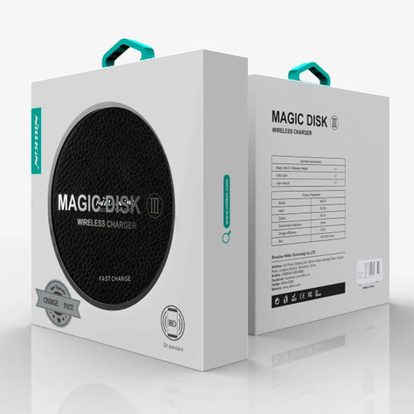 БЗУ Nillkin Magic Disk 3 Fast Wireles Charger 10W (MC014), Black 5, купить оптом с доставкой