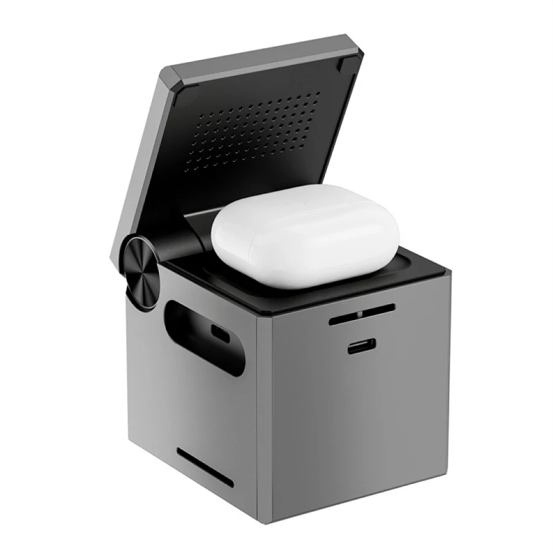 БЗУ WIWU Wi-W030 Planeta Trio 3 in 1 Cableless charger, Gray 3, купить оптом с доставкой